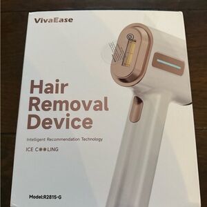 Hair Removal Device - White and Gold